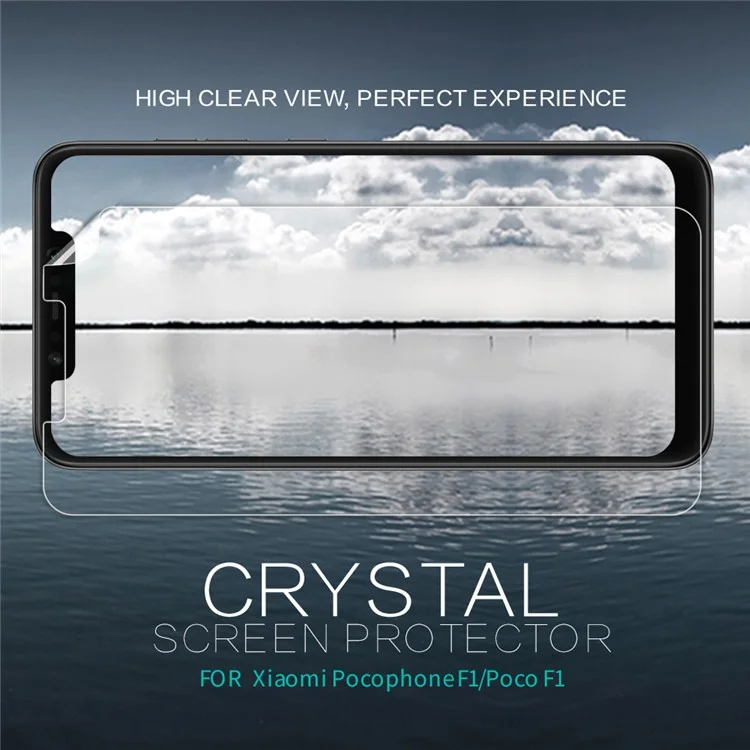 NILLKIN Anti-fingerprint HD Clear LCD Screen Guard Film for Xiaomi Pocophone F1 / Poco F1 (India)