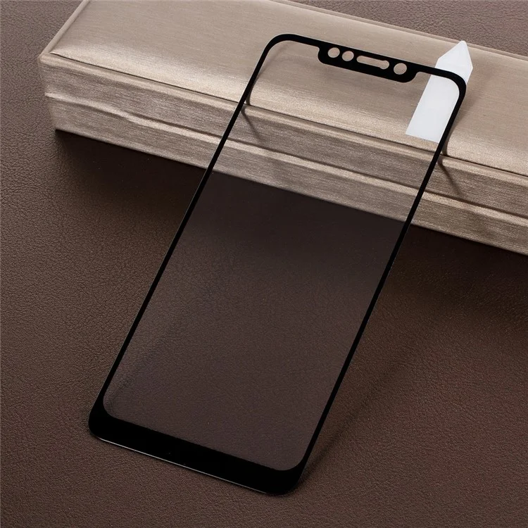 RURIHAI Solid Defense Tempered Glass Screen Protector for Xiaomi Pocophone F1 / Poco F1 in India - Black