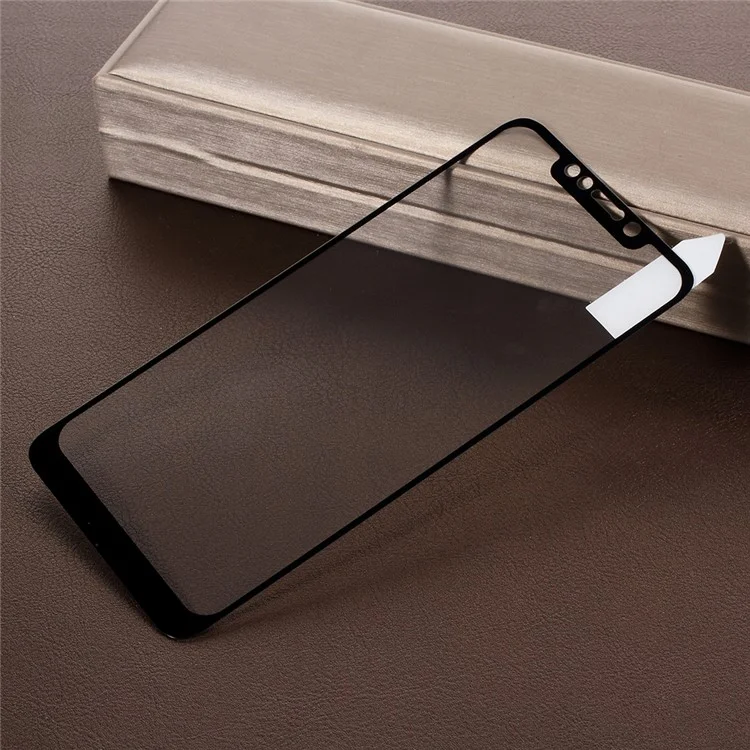 RURIHAI Solid Defense Tempered Glass Screen Protector for Xiaomi Pocophone F1 / Poco F1 in India - Black