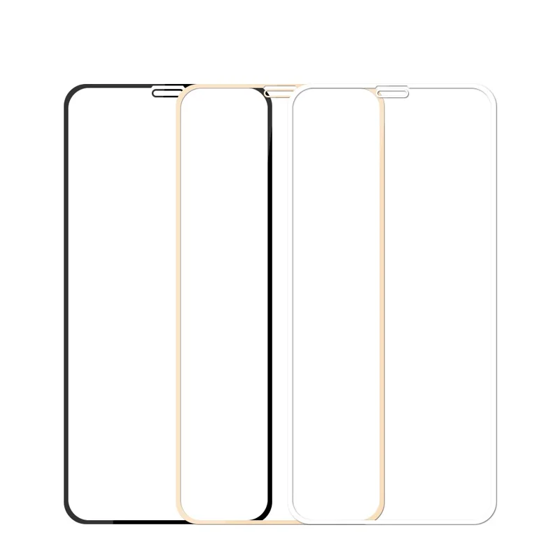 MOFI 9H Anti-burst 2.5D Arc Edge Full Size Tempered Glass Screen Protective Film for iPhone (2019) 6.1" / XR 6.1 inch - Black