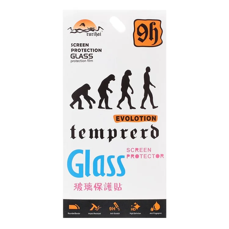 RURIHAI Película de Vidrio Templado para iPhone (2019) 6.1" / XR 6.1 pulgadas Protector de Pantalla Ultra Claro Anti-explosión
