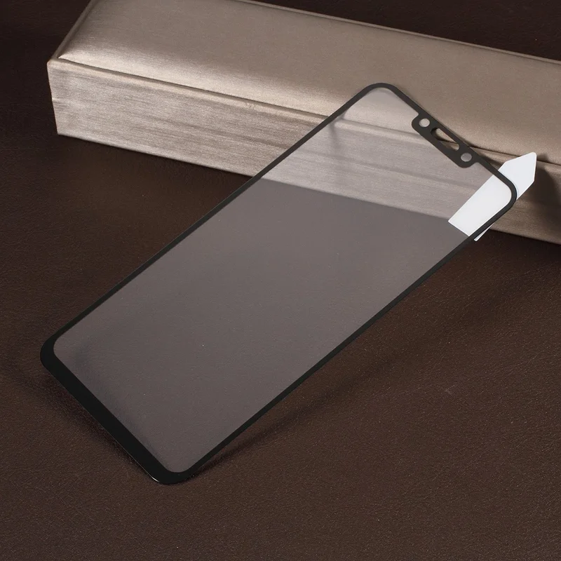 RURIHAI 0,26 mm Solid Defense hærdet glas skærmprotector til Huawei Mate 20 Lite – Sort