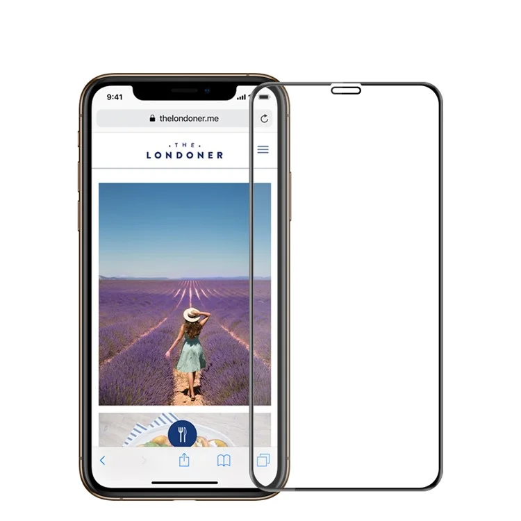 MOFI 3D Curved Tempered Film für iPhone (2019) 6.1" / XR 6.1 Zoll Ultra Clear Anti-dropping Anti-explosion 100% Abdeckung Bildschirmschutz