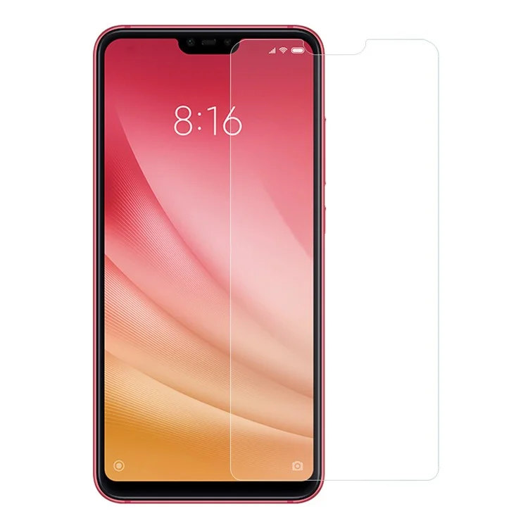 Anti-Explosion 0,3-mm-Bogenkanten-gehärteter Glasschirm-Schutzfolie Für Xiaomi MI 8 Lite / MI 8 JUGEND (MI 8X)