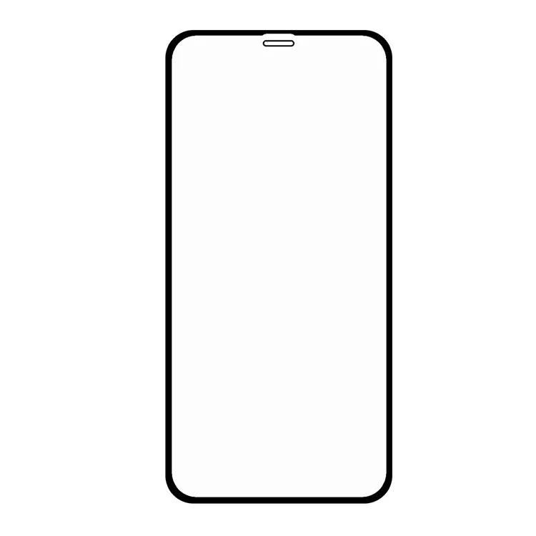 2 PIEZAS/Juego de PROTECTOR DE PANTALLA DE CRISTAL TEMPLADO HAT PRINCE para iPhone (2019) 6.1" / XR 6.1 pulgadas / Tamaño Completo / 0.2 mm / 9H / Borde Arqueado de 2.5D