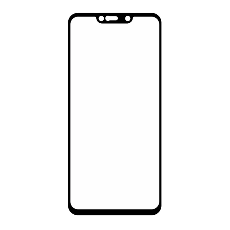 Hat Prince Pegue Full Cobertura Completa Protector De Pantalla De Cristal Templado Para Huawei Mate 20 Lite / Maimang 7 0.26mm 9h 2.5D Borde De Arco