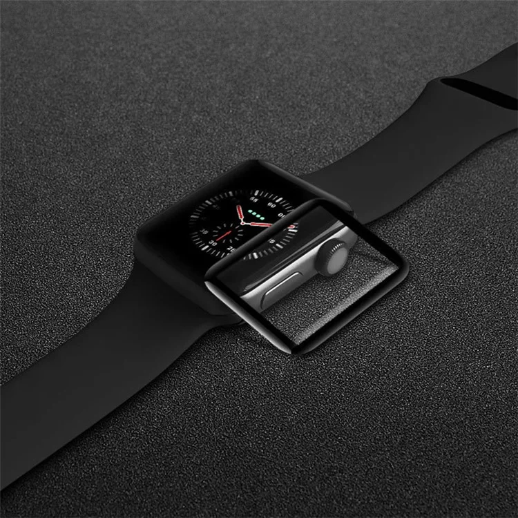 3D Full Covering 9H Scratch-proof Tempered Glass Screen Protector for Apple Watch Series 4 44mm