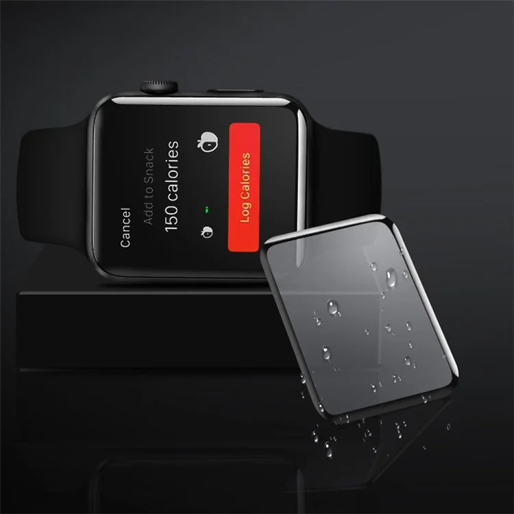 3D 9H Scratch-proof Tempered Glass Full Screen Protector for Apple Watch Series 4 40mm