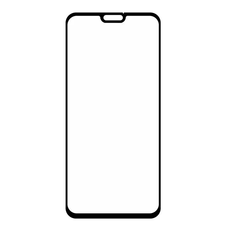 HAT PRINCE Full Glue Full Size 0.26mm 9H 2.5D Arc Edge Tempered Glass Screen Protector per Huawei Honor 8X