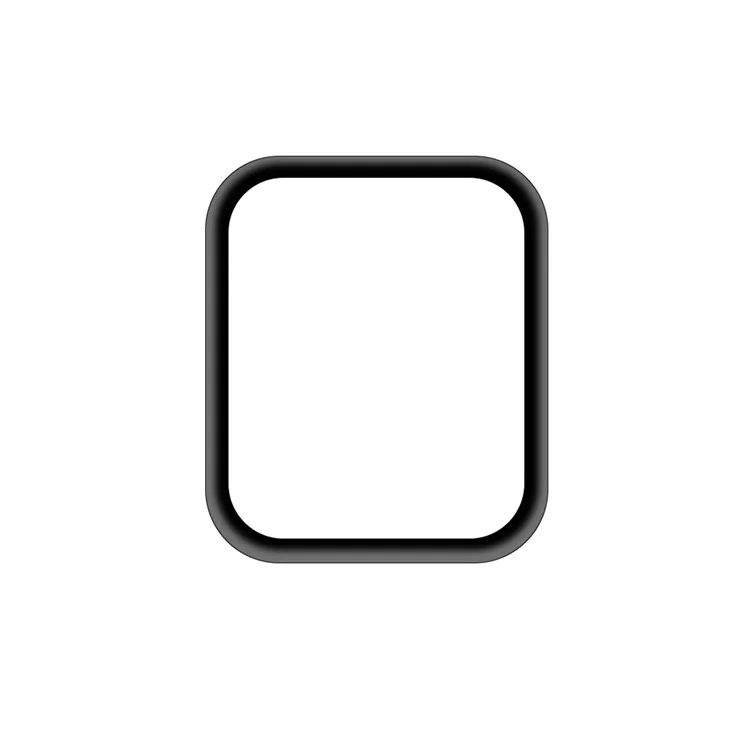2pcs Hut Prince Für Apple Watch Serie 5 4 40 mm 0,2 mm 9H in Voller Größe Getempertes Glasschildschutz [3d-aluminium-legierungskante] [anti-explosion]