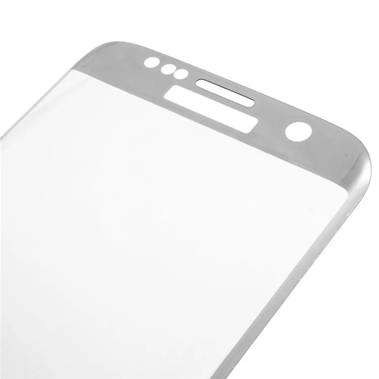 For Samsung Galaxy S7 edge G935 Curved Full Covering Tempered Glass Screen Protector - Silver