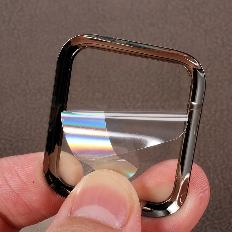 Anti-eksplosions 3D fuld størrelse hærdet glas skærmværn (fuld lim) til Apple Watch Series 4 40 mm