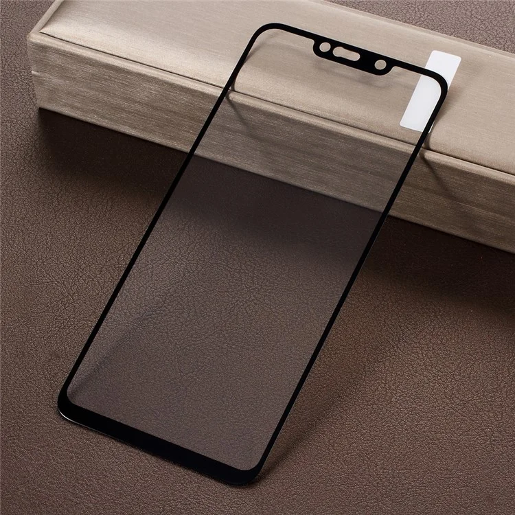 For Huawei Mate 20 Lite Full Size Silk Printing Anti-explosion Tempered Glass Screen Protecor (Full Glue)