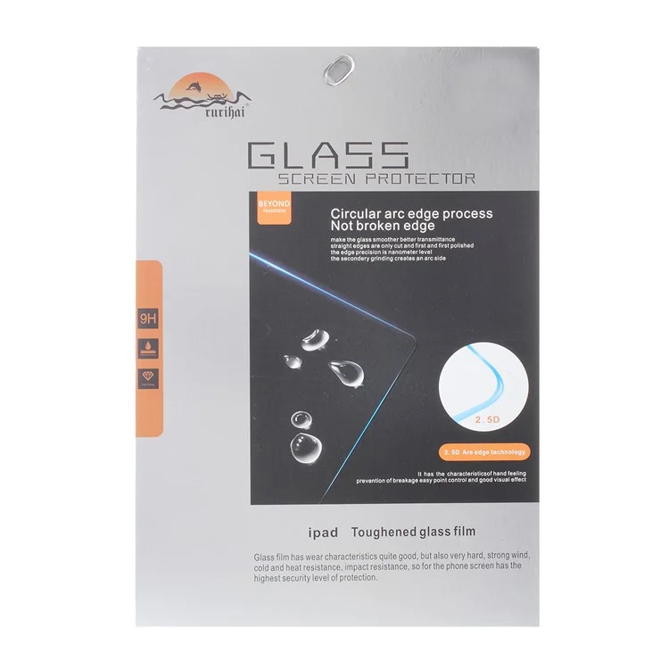 RURIHAI for iPad Pro 11-inch (2022) / (2021) / (2020) / (2018) Tempered Glass Screen Protector [Aluminosilicate Glass Full Size] HD Clear 0.26mm 2.5D