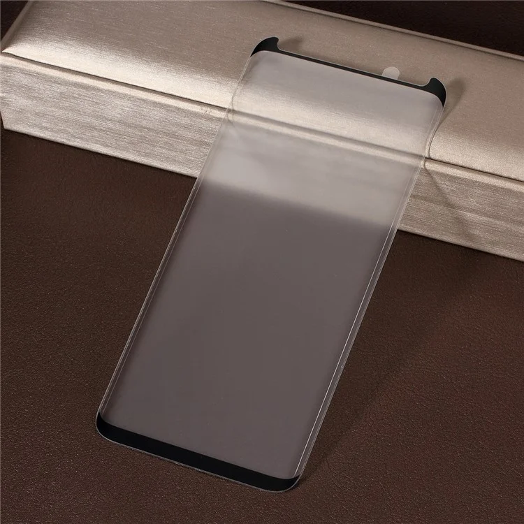 Rurihai Película de Protección de Pantalla de Vidrio Con Temperatura Curva 3D Para Samsung Galaxy S9 SM-G960 (amigo de Carcasa)