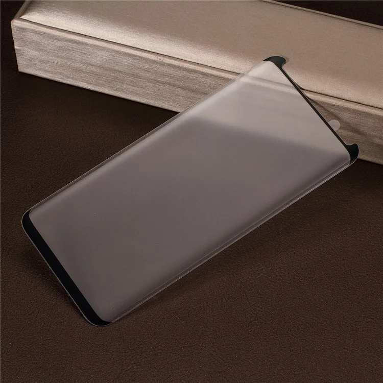 RURIHAI 3D изогнутое закаленное стекло экрана Защитная пленка для Samsung Galaxy S9 SM-G960 (совместима с чехлом)