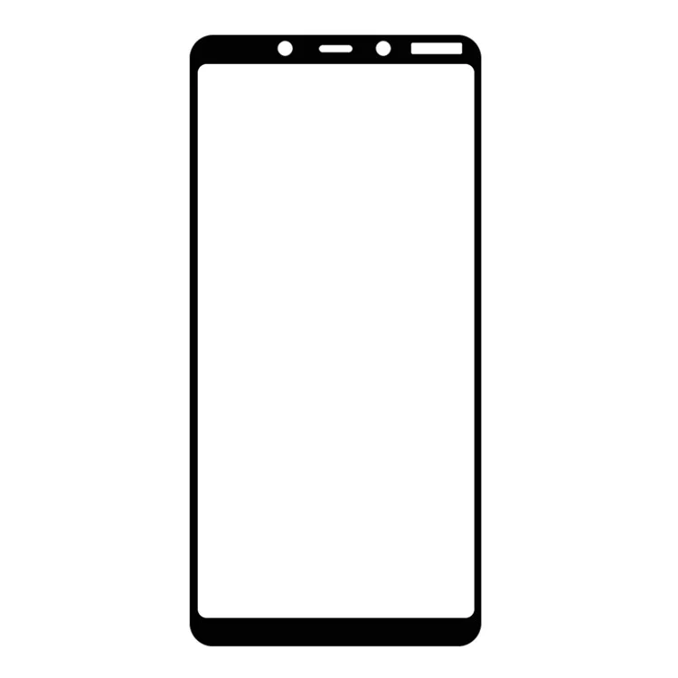 HAT PRINCE per Nokia 3.1 Plus Full Glue Full Coverage Tempered Glass Screen Protector 0.26mm 9H 2.5D Arc Edge