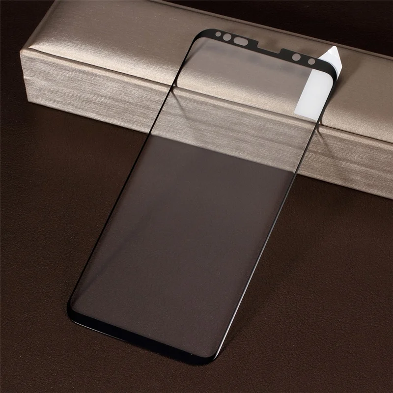 RURIHAI for Samsung Galaxy Note9 N960 [3D Curved Full Glue Full Cover] Tempered Glass Screen Protector 0.26mm - Black