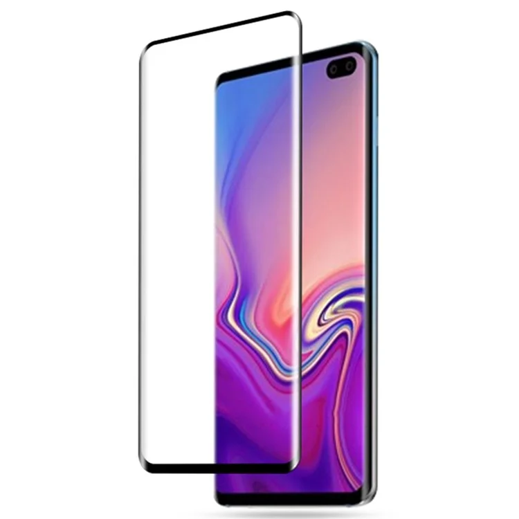 MOCOLO for Samsung Galaxy S10 3D Curved Tempered Glass Screen Protector (Scaled-Down Version) - Black