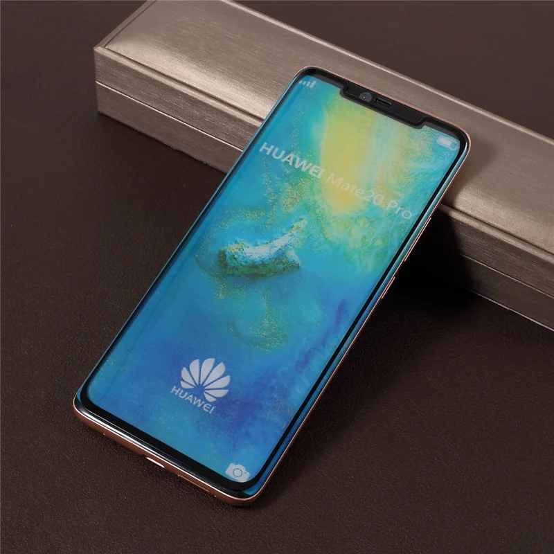 Ultra Clear Anti-explosion Tempered Glass Full Glue Full Size Screen Protector for Huawei Mate 20 Pro - Black