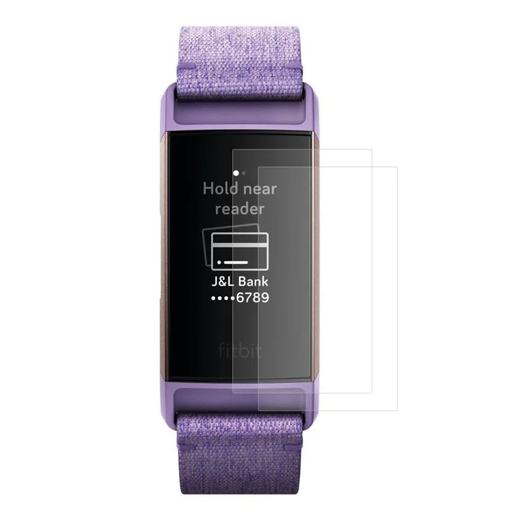 Hat Prince 2pcs/set Soft TPU Screen Protector Película Para Fitbit Charge 4/3
