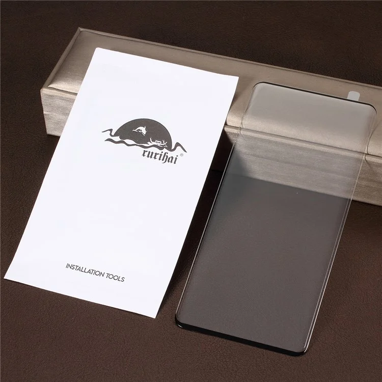 RURIHAI для Samsung Galaxy S10 Curved Full Cover Tempered Glass Screen Protector [Case Friendly Scaled-Down Version]