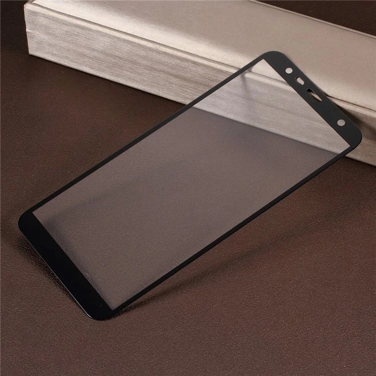 9D Full Screen Coverage Tempered Glass Screen Protective Film for Samsung Galaxy J6+ - Black