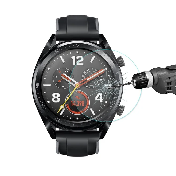 Шляпа Принц 0,2 Мм 9H 2.15D Закаленное Стекло Экрана Защитника Для Huawei Watch GT GT / GT Active. / Элегантный