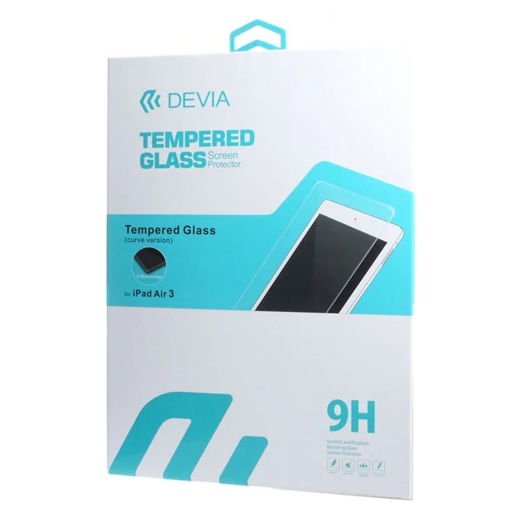 DEVIA for iPad Pro 9.7 / Air 2 9H Tempered Glass Screen Protector 2.5D Arc Edge
