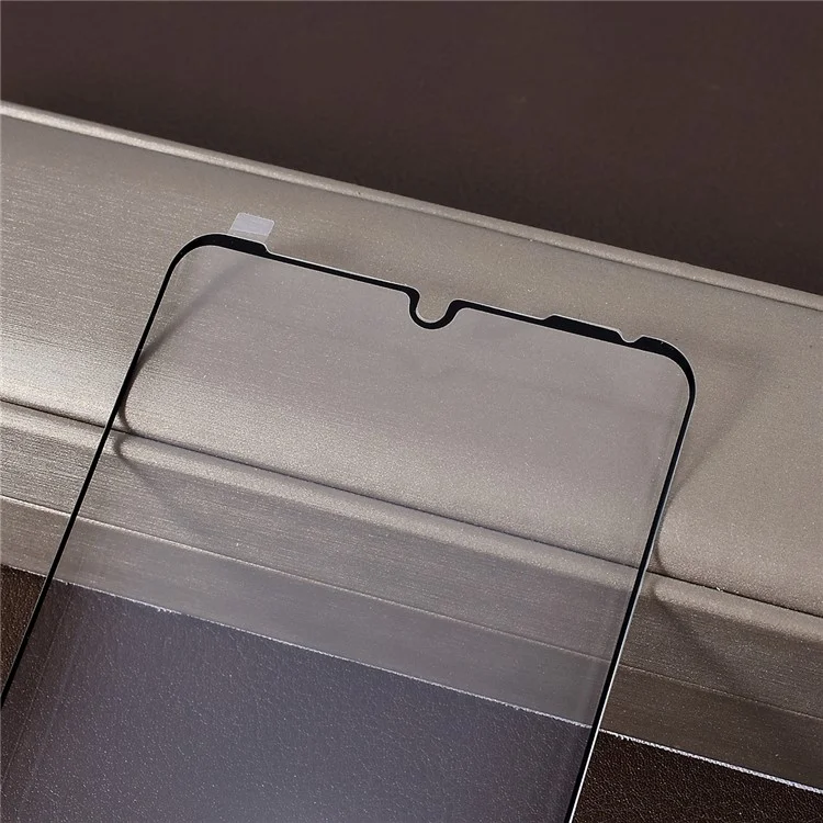 Silk Printing Curved Full Coverage Tempered Glass Screen Protector for Huawei P30 Pro - Black