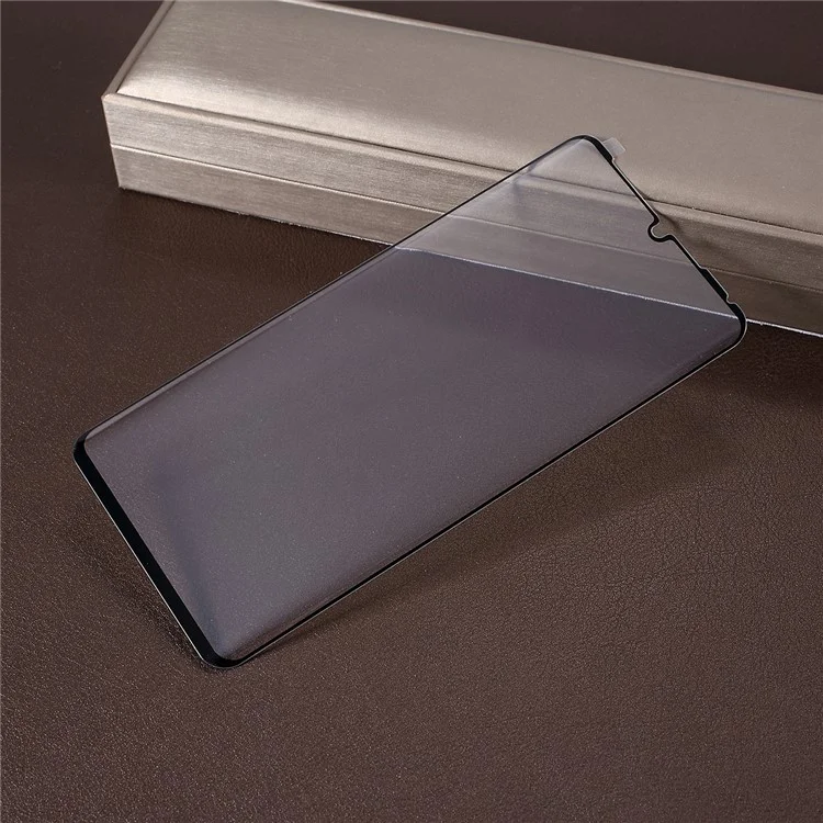 Silk Printing Curved Full Coverage Tempered Glass Screen Protector for Huawei P30 Pro - Black