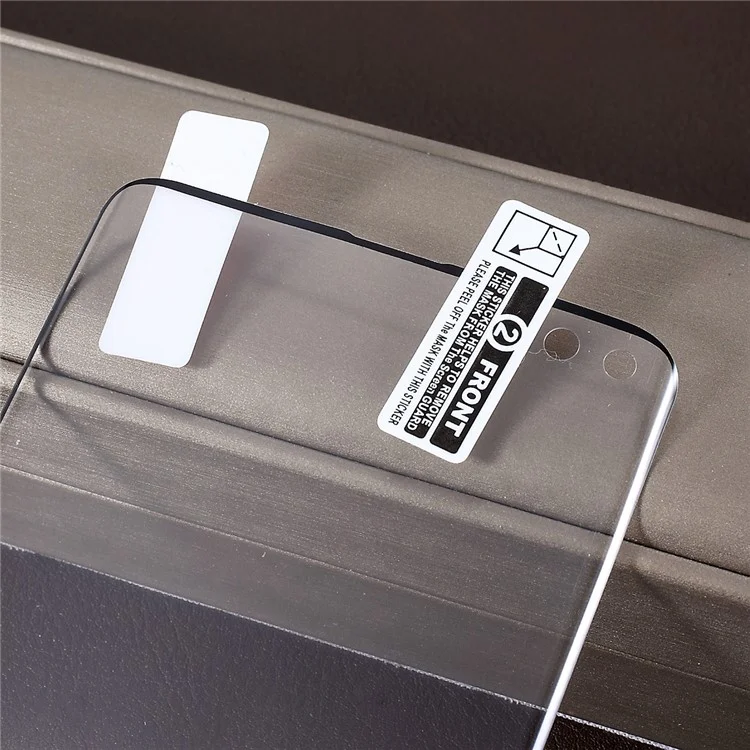 Мягкая защитная пленка для экрана Soft PET Full Screen на Samsung Galaxy S10 Plus [Поддержка ультразвукового сканера отпечатков пальцев] - Черный