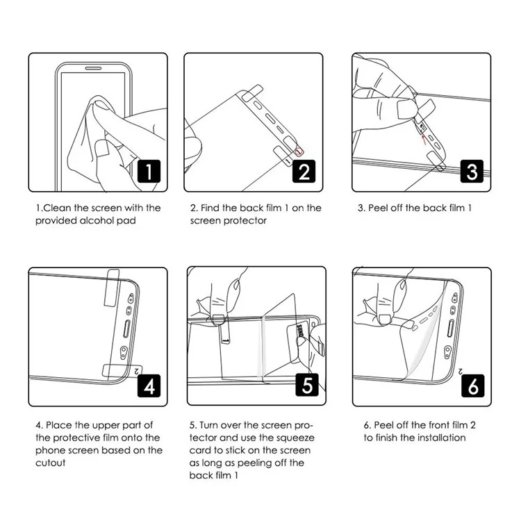 Hut Prince 3d in Voller Größe Soft Screen Protection Film Für Huawei P30 Pro