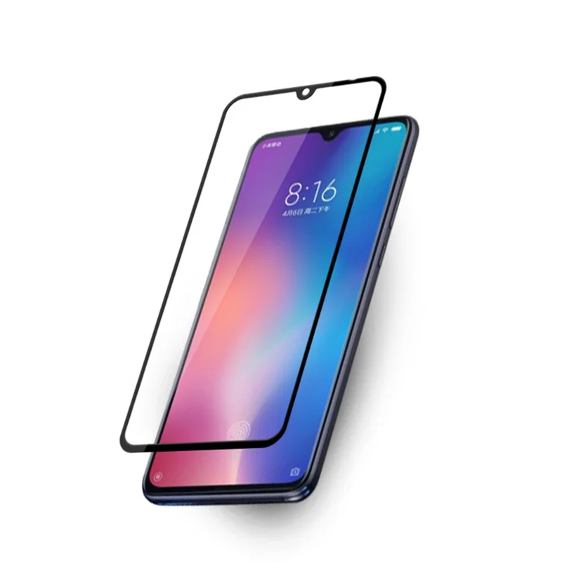 MOCOLO Full Coverage Full Glue Silk Print Tempered Glass Screen Protector Film för Xiaomi Mi 9