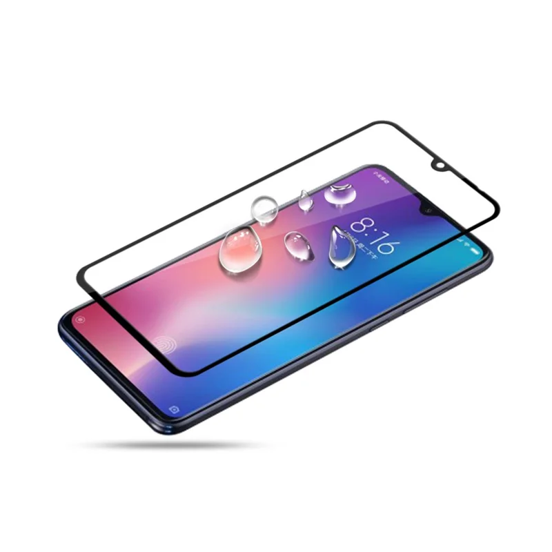MOCOLO Full Coverage Full Glue Silk Print Tempered Glass Screen Protector Film för Xiaomi Mi 9