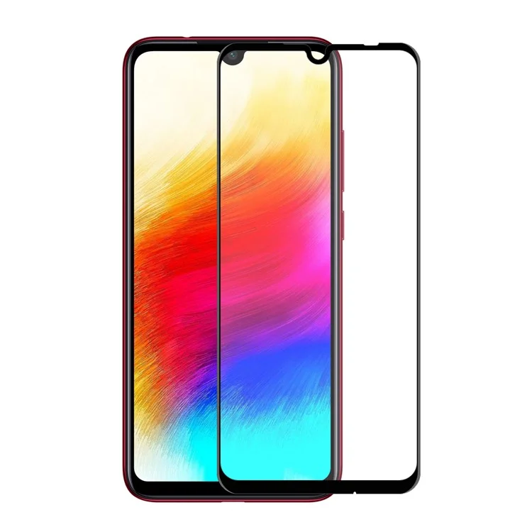 Chapeau Prince Pour Xiaomi Redmi Note 7 / Note 7 Pro (Inde) 0.26mm 9H 6D Verre Trempé Plein Couverture