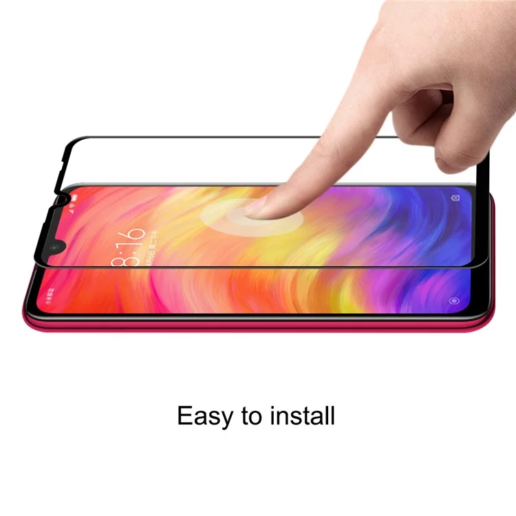 HAT PRINCE for Xiaomi Redmi Note 7 / Note 7 Pro (India) 0.26mm 9H 6D Tempered Glass Full Covering Screen Protection Film