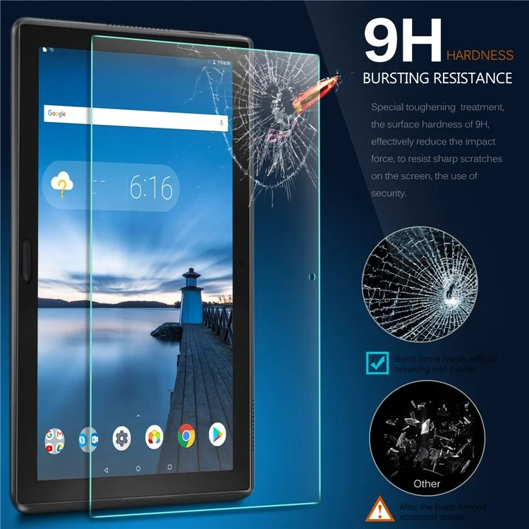 0.25mm 9H Full Cover Tempered Glass Screen Protector Film for Lenovo Tab E10 10.1" Tablet