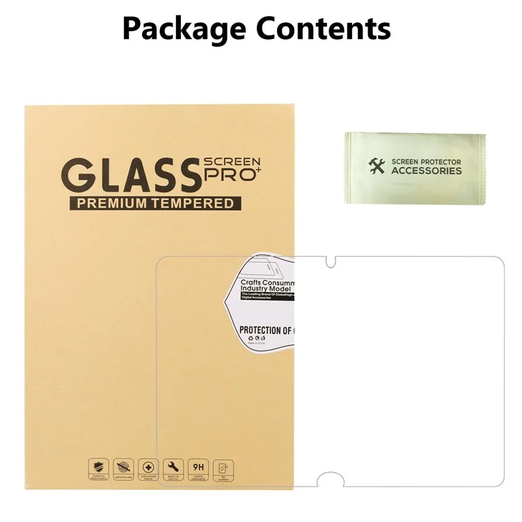 Per Huawei MediaPad M5 lite 10 0,25 mm 9H Protezione totale Vetro temperato Pellicola protettiva per lo schermo