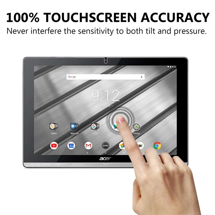 0.25mm Pure Clear Tempered Glass Screen Protector Film for Acer Iconia One 10 B3-A50