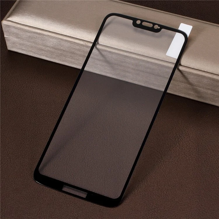 Film de protection d'écran en verre trempé pour impression sérigraphique de taille réelle (colle complète) pour Motorola Moto G7 Power