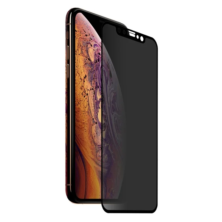 HAT PRINCE 0.26mm 9H 2.5D Privacy Protection Full Screen Tempered Glass Protector for iPhone (2019) 5.8 inch / XS/X 5.8 inch