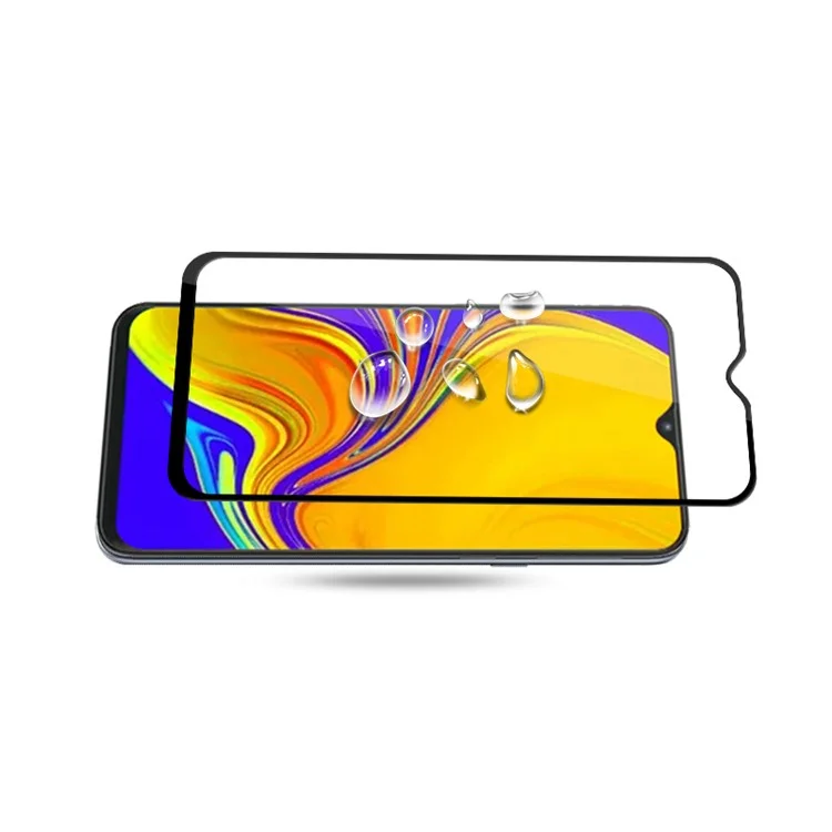 MOCOLO Silk Printing Tempered Glass Screen Protector for Samsung Galaxy A50/A20/A30/M30/A40s (China)/M31, Full Glue Full Coverage HD Film Anti-explosion, Anti-fingerprint, Free Bubbles