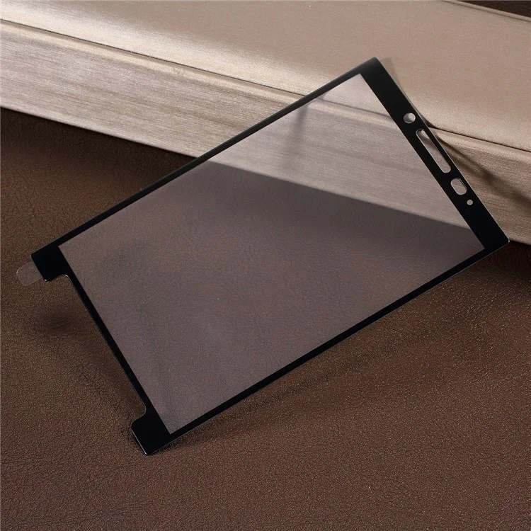 Full Covering Tempered Glass Phone Screen Protector for BlackBerry Key2 - Black