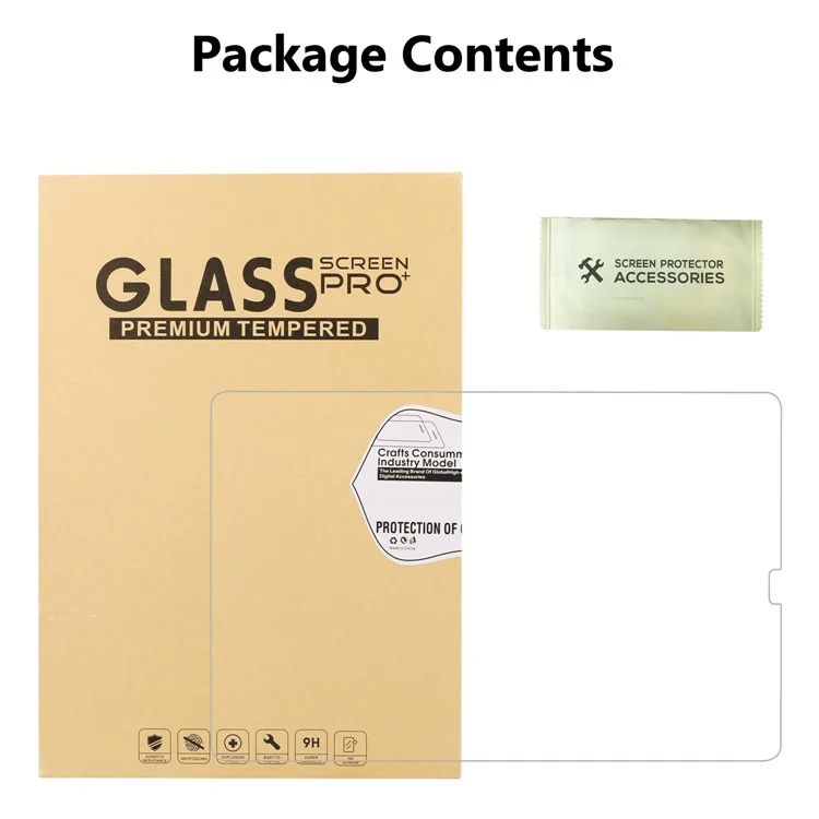 Película De Pantalla De Vidrio Templado De Tamaño Completo De 0.25mm 9h Para Samsung Galaxy Tab S5E