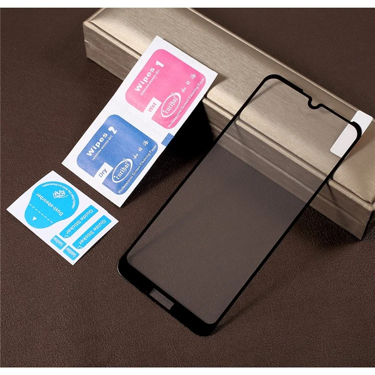RURIHAI Full Size Full Glue Solid Defense Tempered Glass Screen Film Cover für Huawei Y6 (2019)/ Y6 Prime (2019) / Y6 Pro (2019)