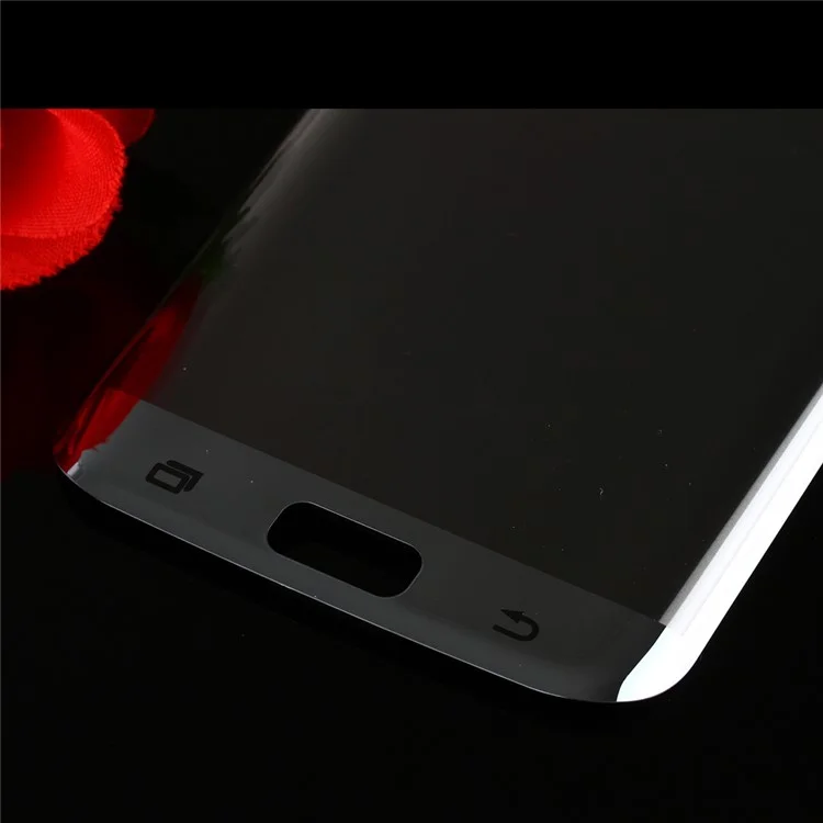 For Samsung Galaxy S7 edge G935 Full Size Plated Curved Tempered Glass Screen Protector - Black