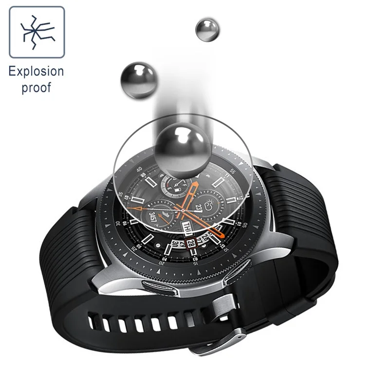 3Pcs/Pack Explosion-proof Tempered Glass Screen Protective Film for Samsung Galaxy Watch 42mm