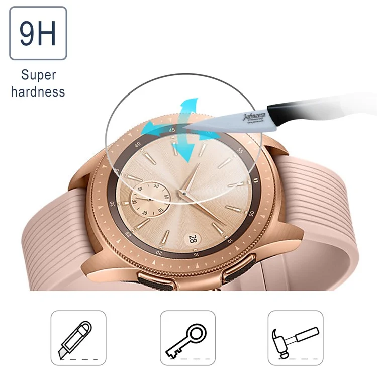 3Pcs/Pack Explosion-proof Tempered Glass Screen Protective Film for Samsung Galaxy Watch 42mm