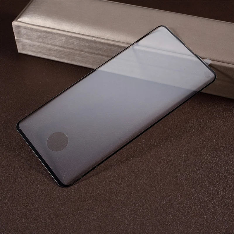 Curved Full Size Tempered Glass Screen Protector Film for Samsung Galaxy S10 Plus (Fingerprint Unlock)